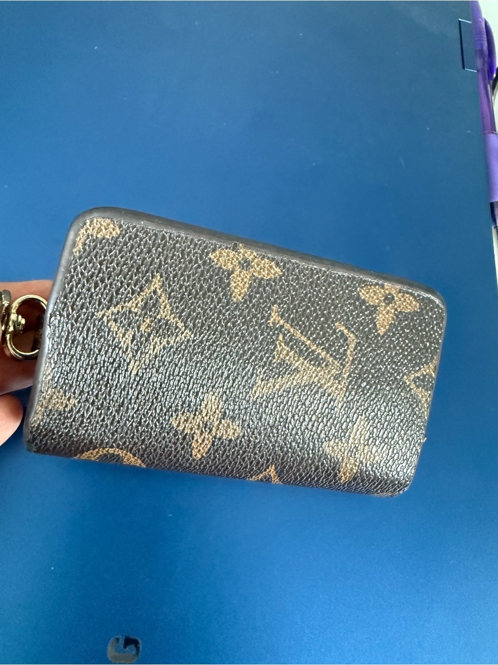 Louis Vuitton Monogram Key Pouch -need repair - Picture 9 of 9
